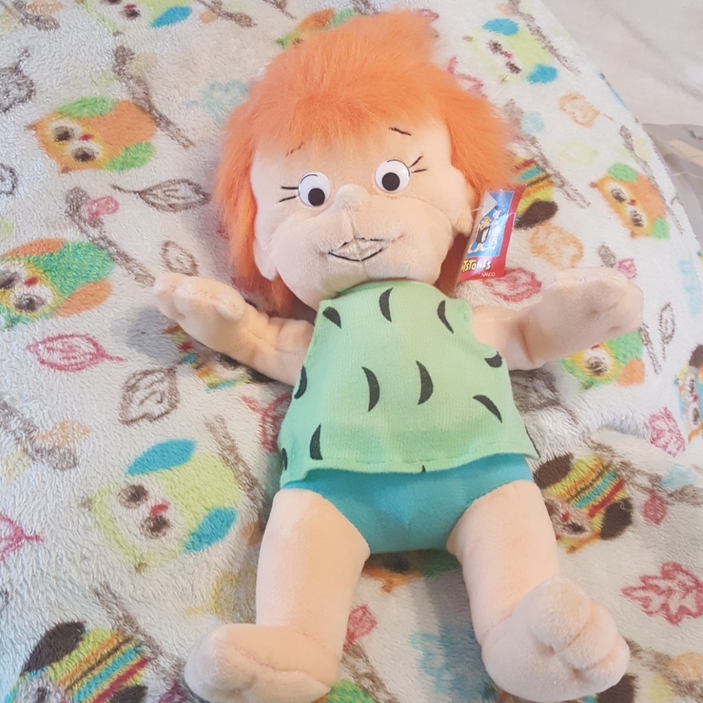 RARE PEBBLES FLINTSTONES--GORGEOUS PLUSH:12x18